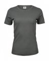 Dames T-shirt Tee Jays Interlock 580 powder grey